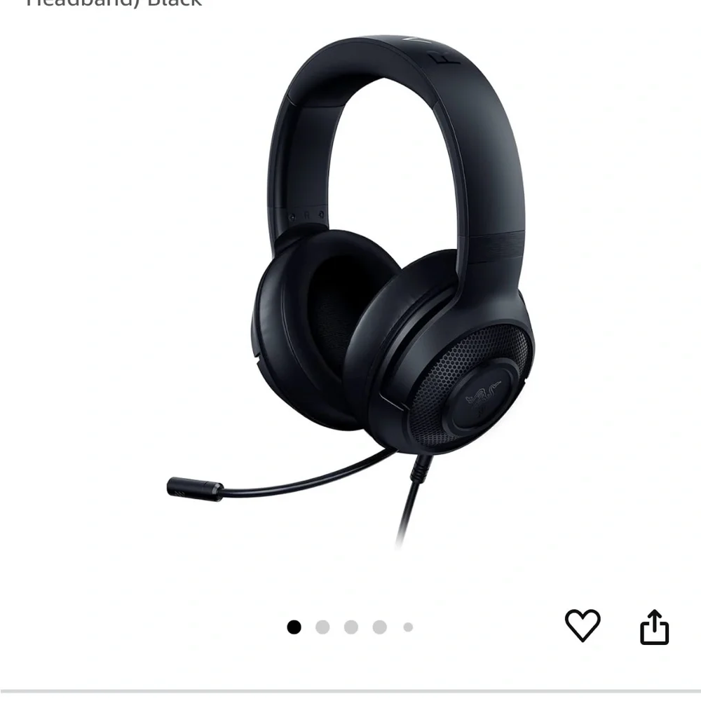 New in box Razer Kraken x gaming headseat